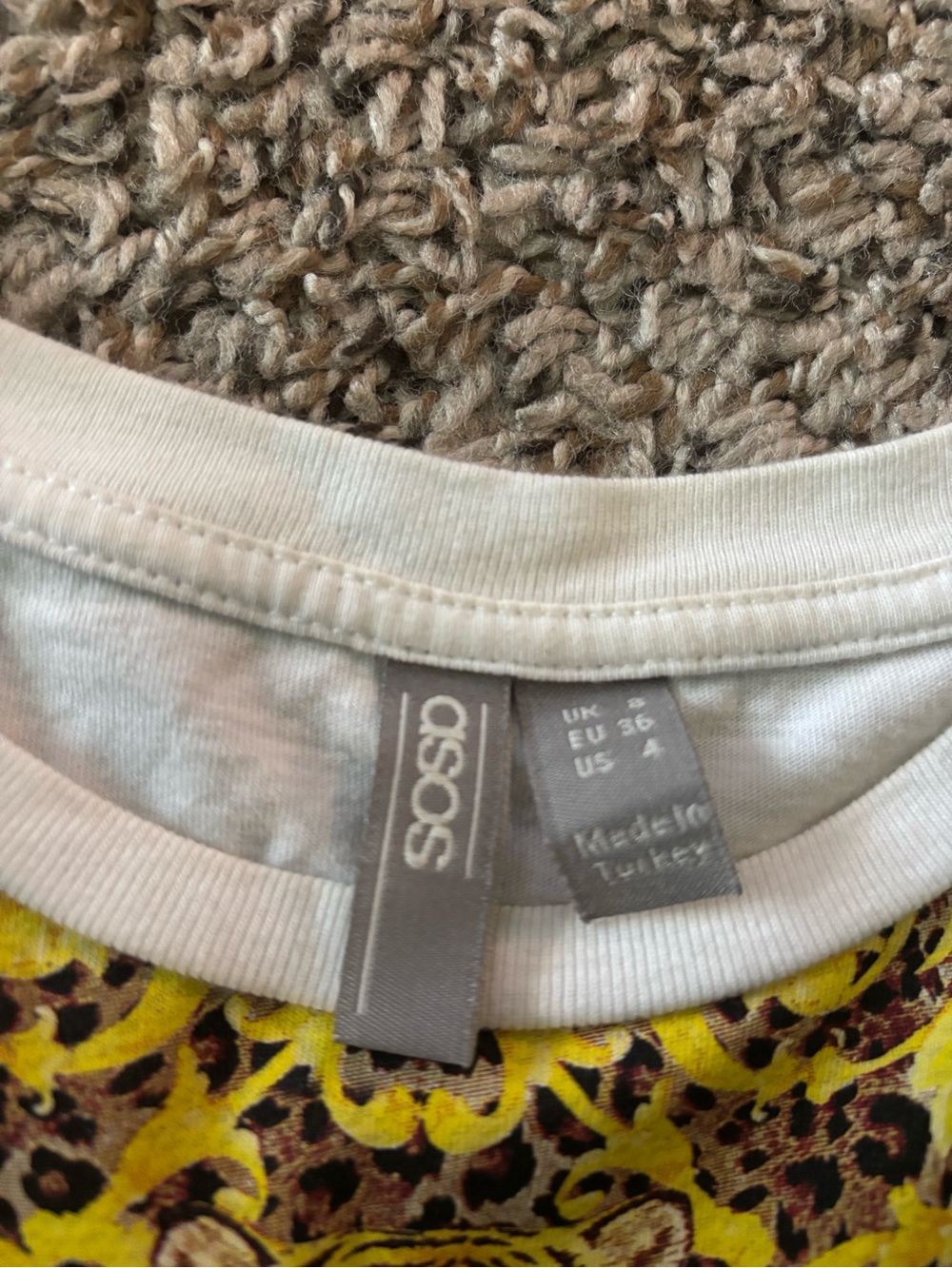 Zara Baroque Tiger Graphic Cropped Tee - Picture 5 of 10